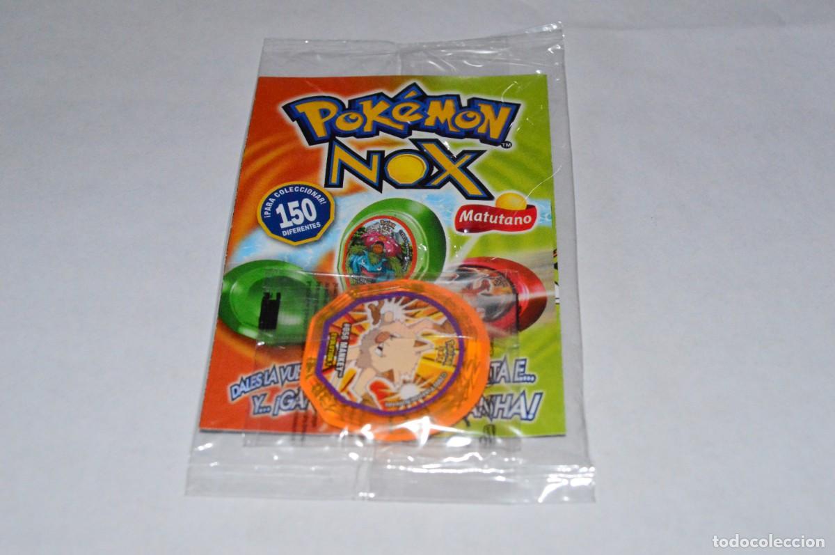 Juguetes antiguos y Juegos de colecci&oacute;n: COLECCI&Oacute;N TAZOS MATUTANO POK&Eacute;MON NOX TAZO CAPS POGS #056 MANKEY EVOLUTION 1 PRECINTADO CHECKLIST