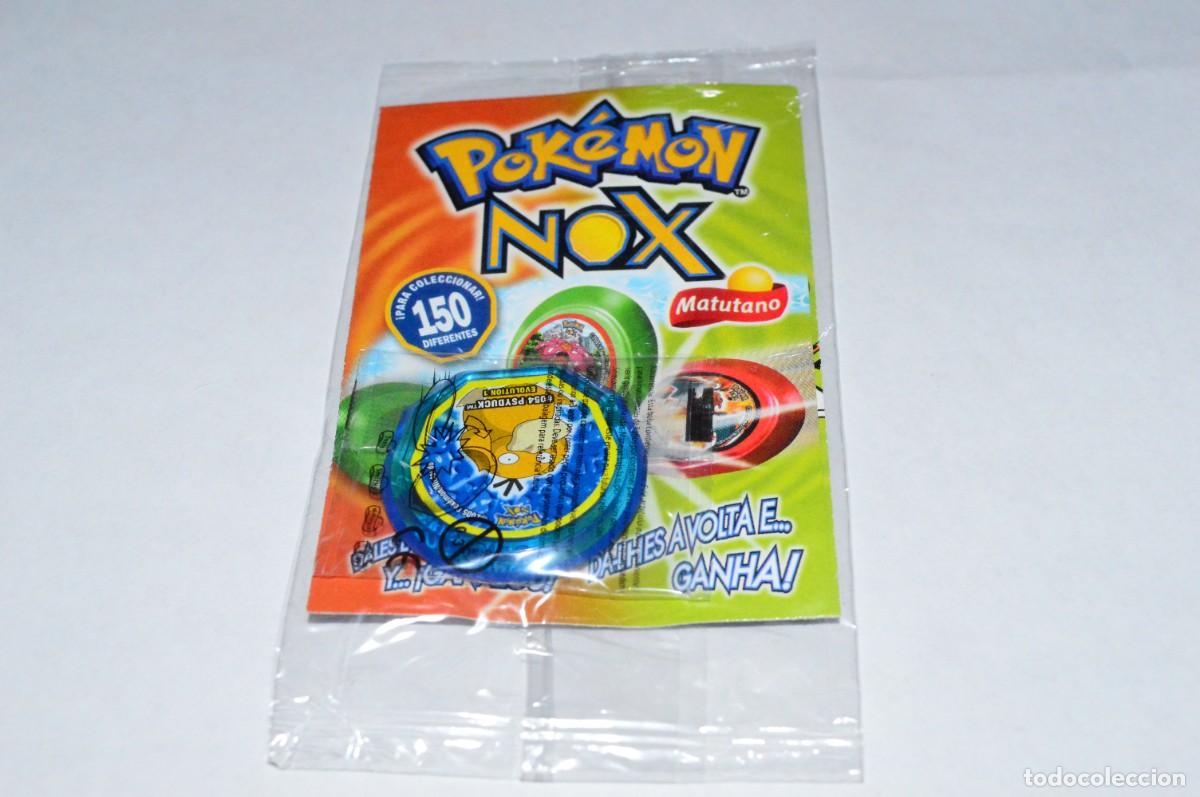 Juguetes antiguos y Juegos de colecci&oacute;n: COLECCI&Oacute;N TAZOS MATUTANO POK&Eacute;MON NOX TAZO CAPS POGS #054 PSYDUCK EVOLUTION 1 PRECINTADO CHECKLIST
