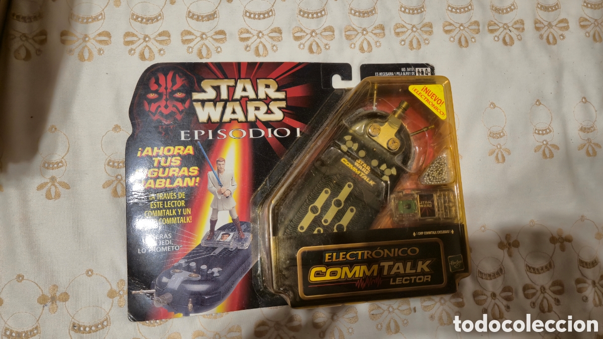 Juguetes antiguos y Juegos de colecci&oacute;n: Comunicador figuras en su caja Star Wars 1999