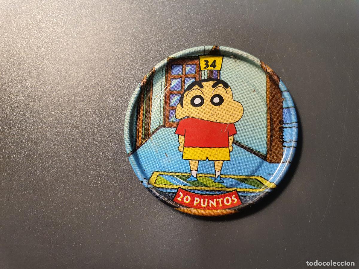 Juguetes antiguos y Juegos de colecci&oacute;n: TAZO CHAPA BOLLYCAO -- 1997 -- METAL RAPPERS SHINCHAN SHIN CHAN - ESPA&Ntilde;A -- N&ordm; 34