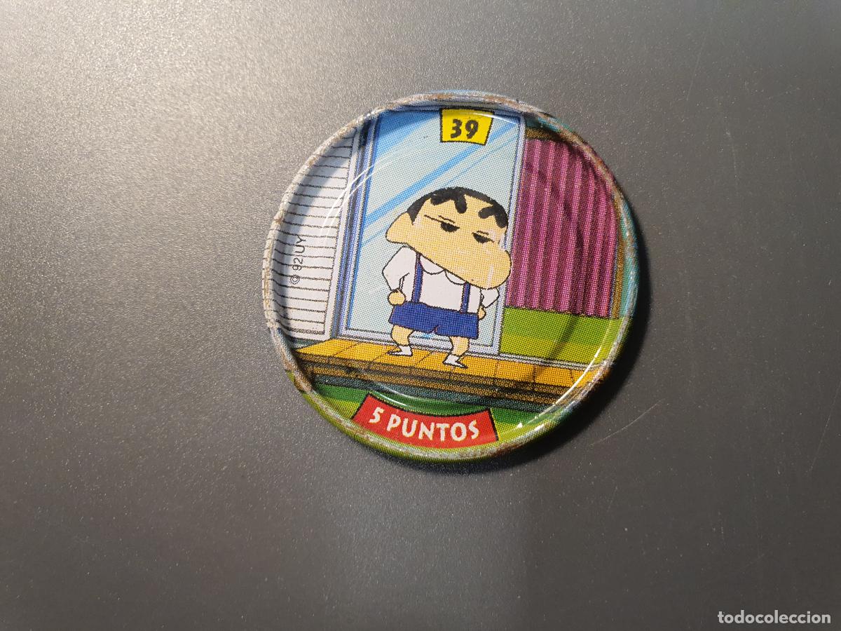 Juguetes antiguos y Juegos de colecci&oacute;n: TAZO CHAPA BOLLYCAO -- 1997 -- METAL RAPPERS SHINCHAN SHIN CHAN - ESPA&Ntilde;A -- N&ordm; 39