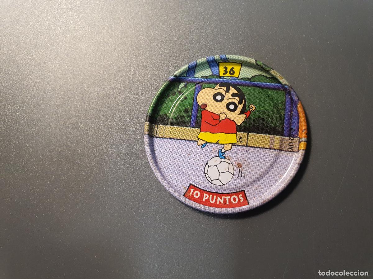 Juguetes antiguos y Juegos de colecci&oacute;n: TAZO CHAPA BOLLYCAO -- 1997 -- METAL RAPPERS SHINCHAN SHIN CHAN - ESPA&Ntilde;A -- N&ordm; 36