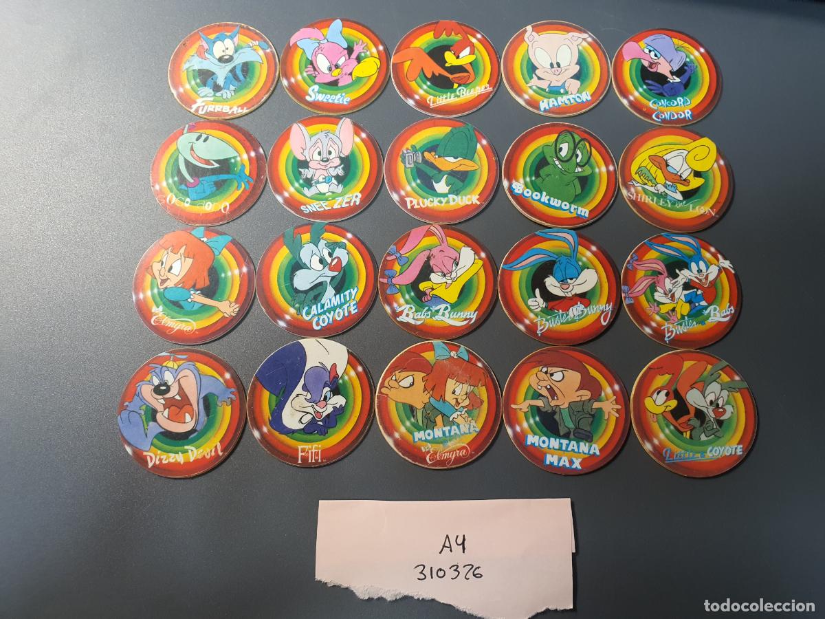 Juguetes antiguos y Juegos de colecci&oacute;n: COLECCION COMPLETA TAZOS MATUTANO 1994 - MEGA TAZO - TINY TOON