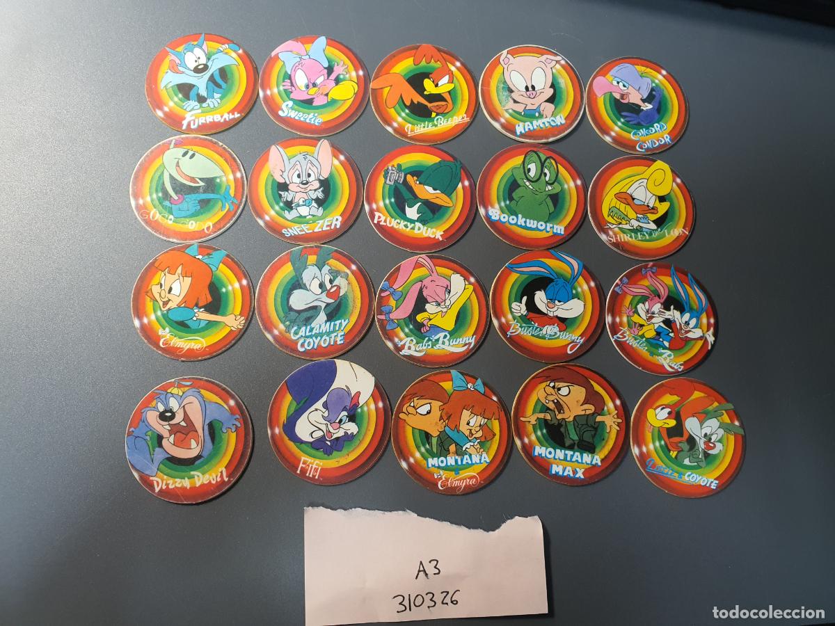 Juguetes antiguos y Juegos de colecci&oacute;n: COLECCION COMPLETA TAZOS MATUTANO 1994 - MEGA TAZO - TINY TOON