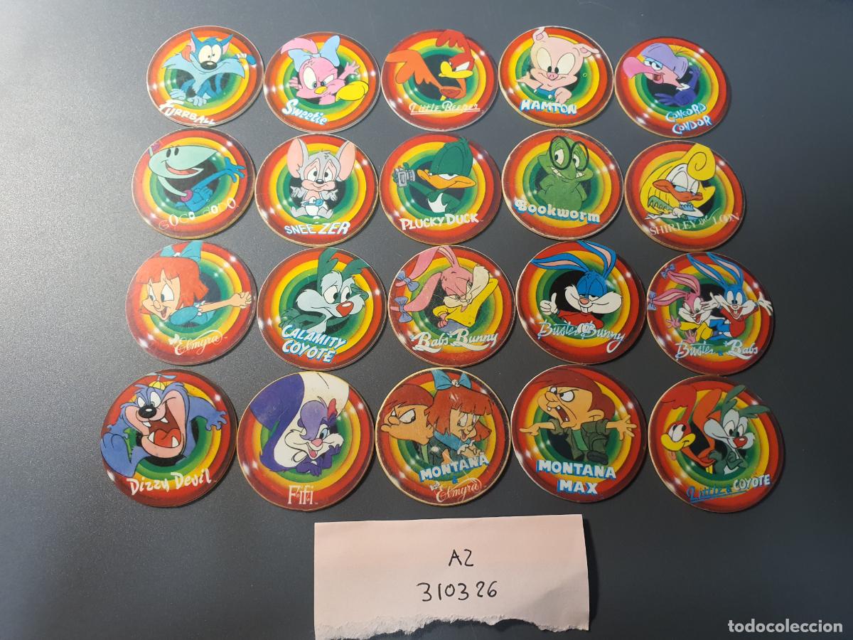 Juguetes antiguos y Juegos de colecci&oacute;n: COLECCION COMPLETA TAZOS MATUTANO 1994 - MEGA TAZO - TINY TOON