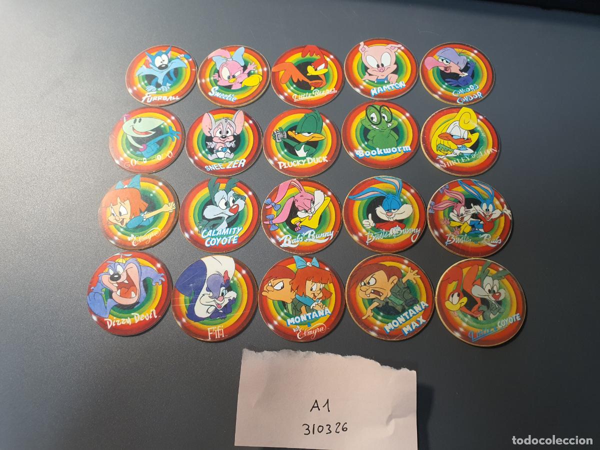 Juguetes antiguos y Juegos de colecci&oacute;n: COLECCION COMPLETA TAZOS MATUTANO 1994 - MEGA TAZO - TINY TOON