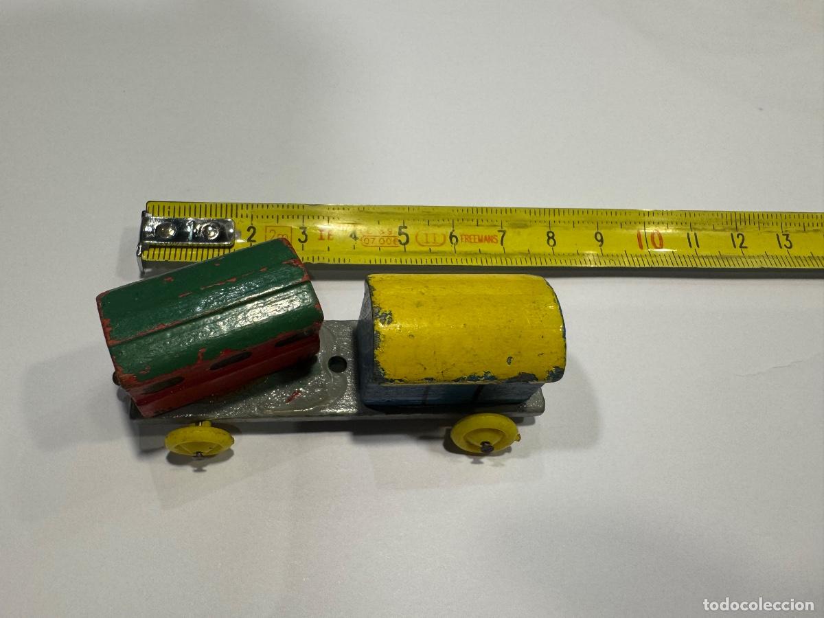 Juguetes antiguos y Juegos de colecci&oacute;n: VAGONES DE TREN MADERA ORIGINAL A&Ntilde;OS 60-70 / COMPRA M&Iacute;NIMA 5&euro;
