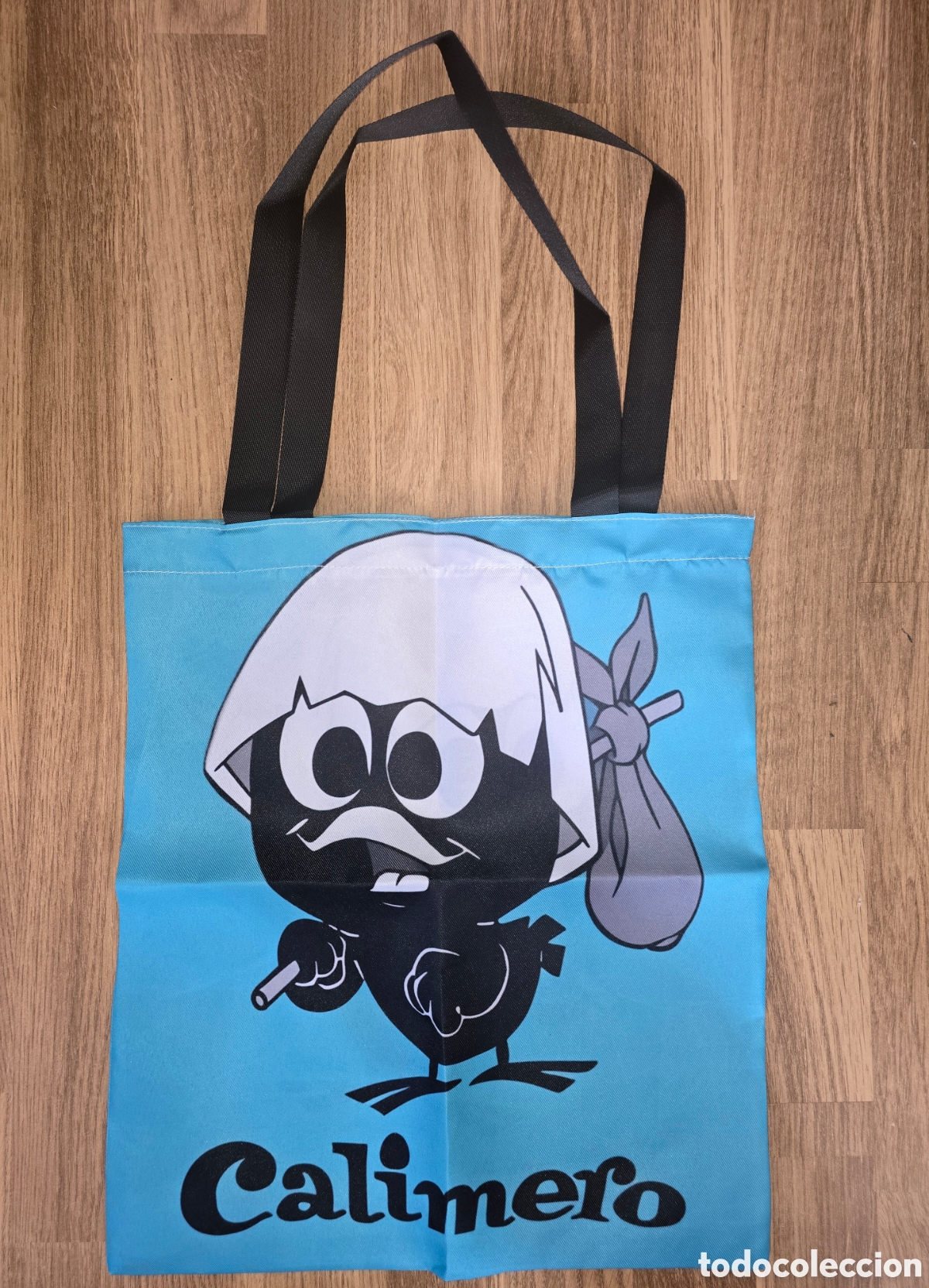 Juguetes antiguos y Juegos de colecci&oacute;n: Bolsa bolso de tela Calimero dibujos animados