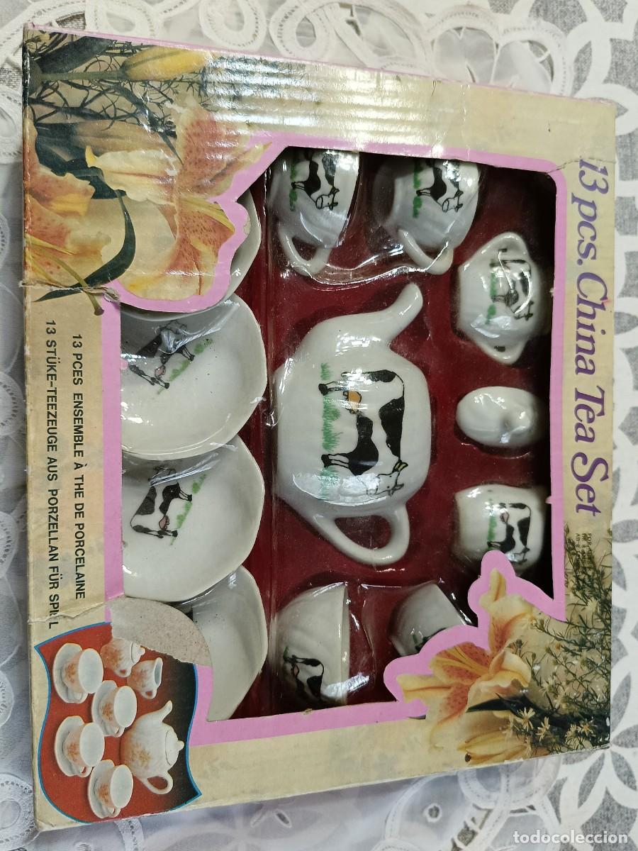 Juguetes antiguos y Juegos de colecci&oacute;n: Juego de tazas infantil de porcelana