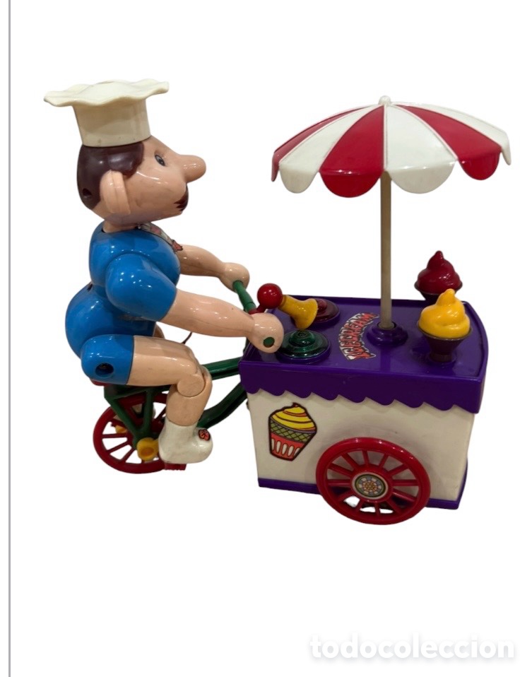 Juguetes antiguos y Juegos de colecci&oacute;n: Juguete vintage carrito de helado