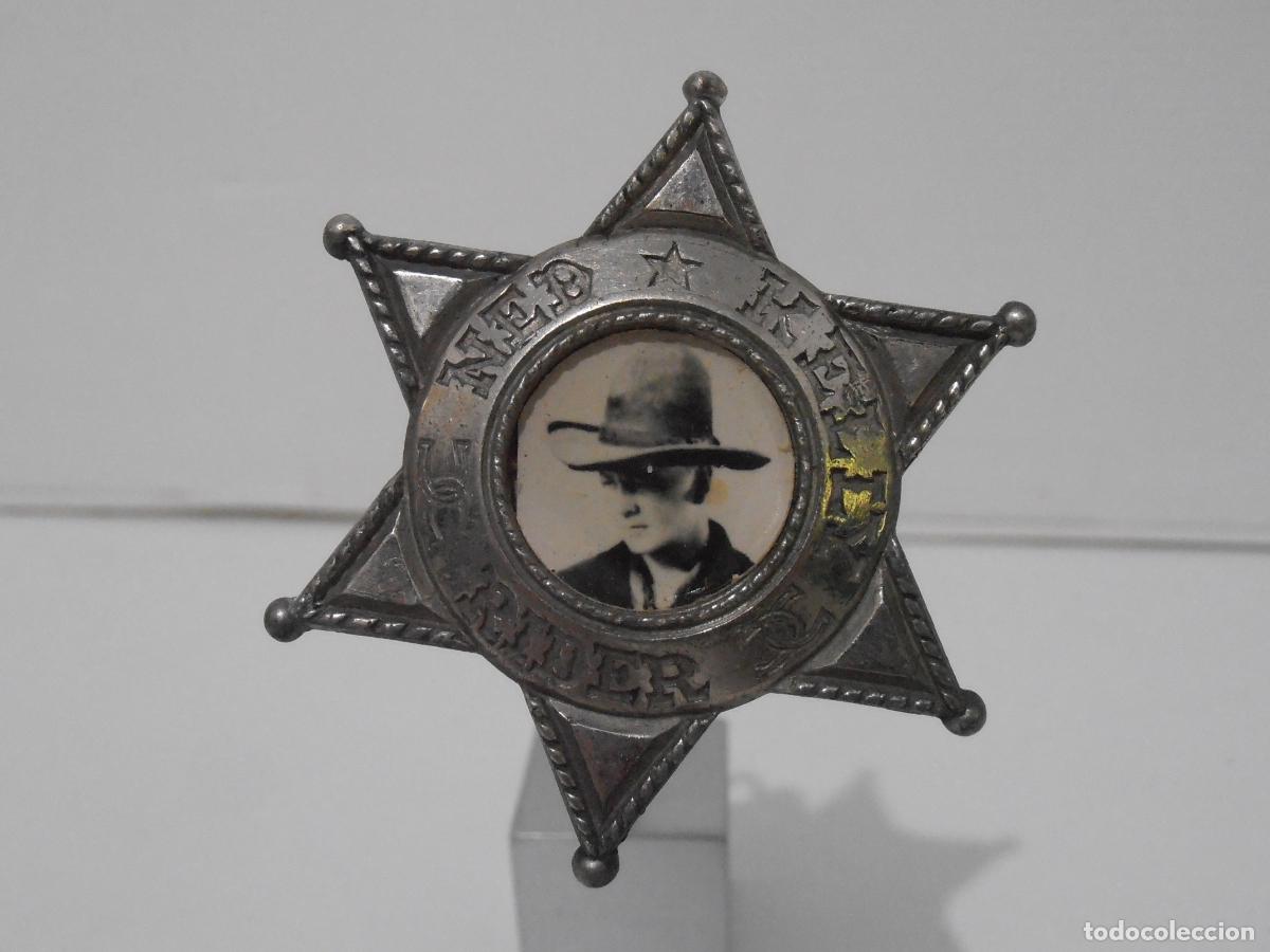 Juguetes antiguos y Juegos de colecci&oacute;n: ESTRELLA SHERIFF NED KELLY RIDER, METALICA, A&Ntilde;OS 20, ACTOR CINE MUDO