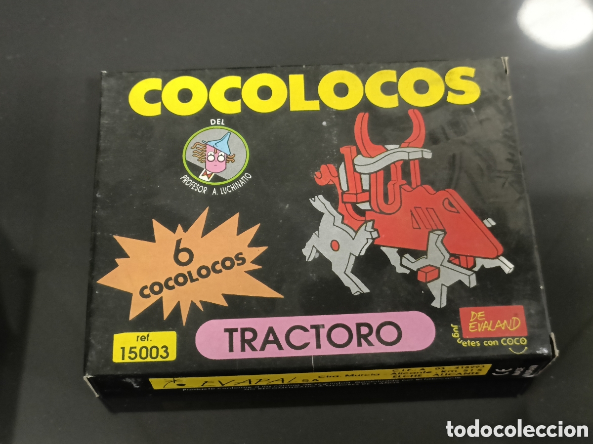 Juguetes antiguos y Juegos de colecci&oacute;n: A&ntilde;os 80 Cocolocos Tractoro Ref. 15003 Evaland