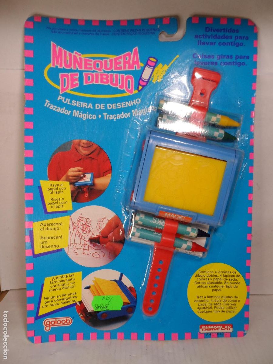 Juguetes antiguos y Juegos de colecci&oacute;n: JUGUETE MU&Ntilde;EQUERA DE DIBUJO 1991 FAMOSA / GALOOB NUEVO