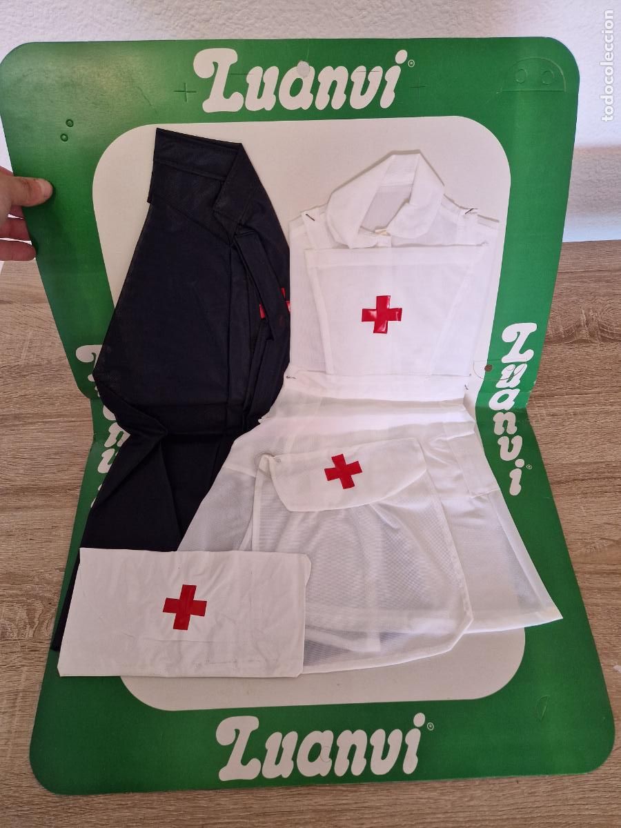 Juguetes antiguos y Juegos de colecci&oacute;n: antiguo Disfraz traje enfermera para Ni&ntilde;a Marca Luanvi juguete kiosko disfraces regalo juego a&ntilde;os 70