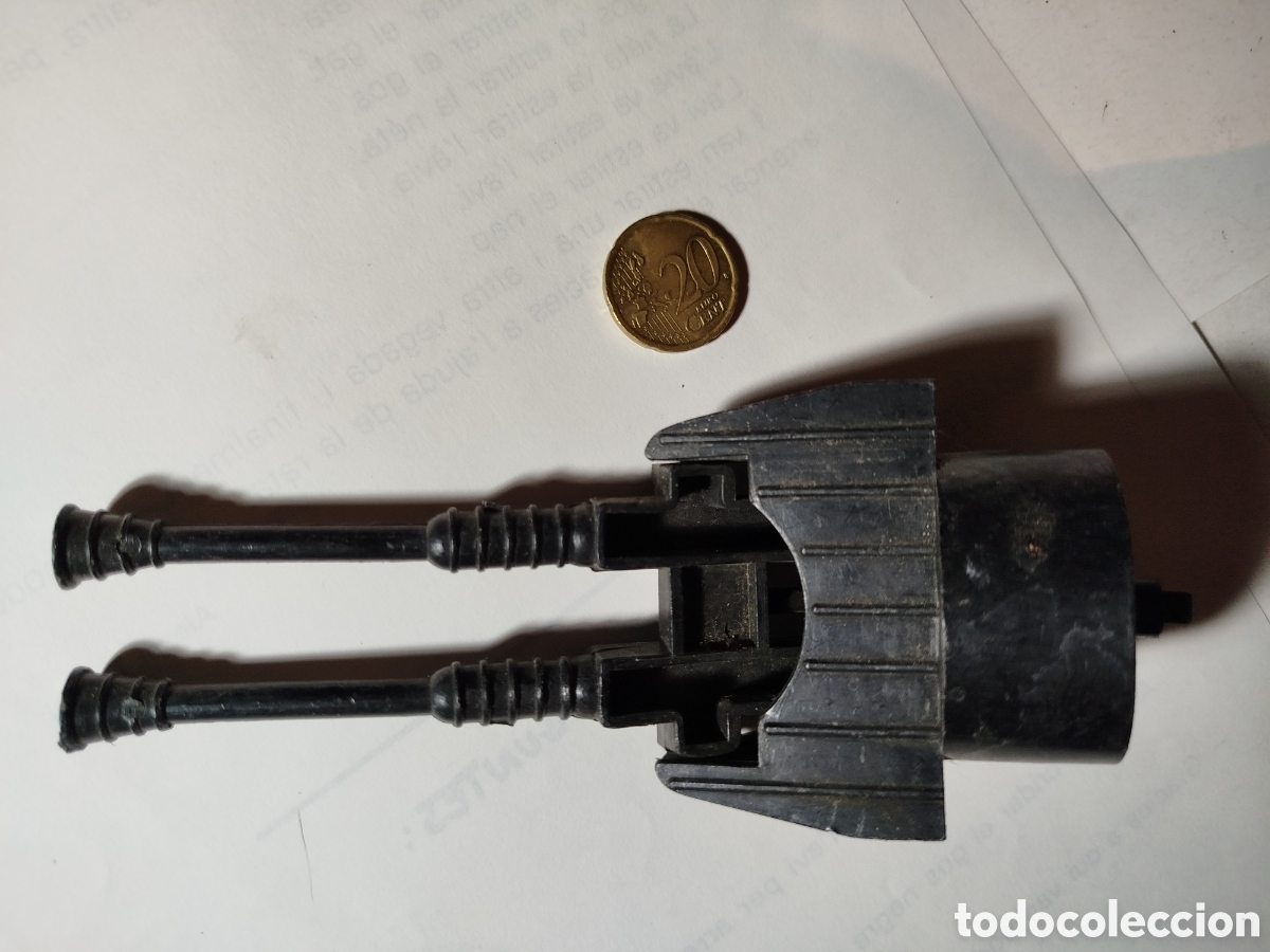 Juguetes antiguos y Juegos de colecci&oacute;n: Ca&ntilde;on de pl&aacute;stico retro pvc