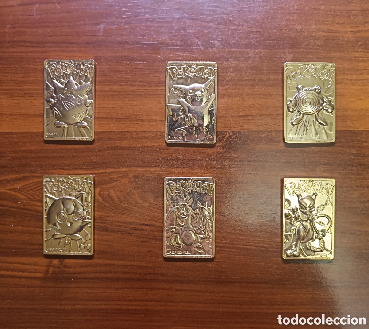 Juguetes antiguos y Juegos de colecci&oacute;n: Full Set Pokemon x Burger King 1999 23K gold cards