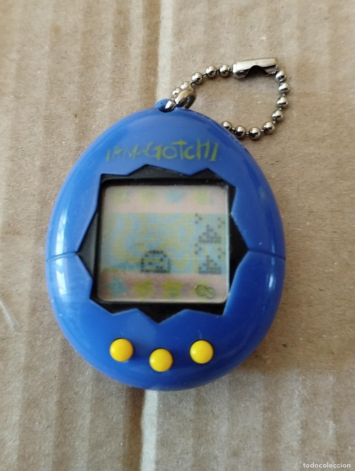 Juguetes antiguos y Juegos de colecci&oacute;n: ANTIGUO JUGUETE TAMAGOTCHI AZUL ORIGINAL BANDAI 1997 MASCOTA VIRTUAL TAMAGOCHI FUNCIONANDO