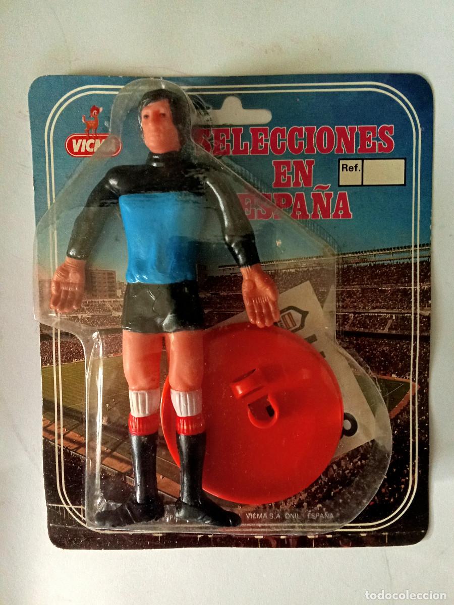 Juguetes antiguos y Juegos de colecci&oacute;n: Jugador de futbol Selecciones en Espa&ntilde;a - 1982 Vicma - Sin uso