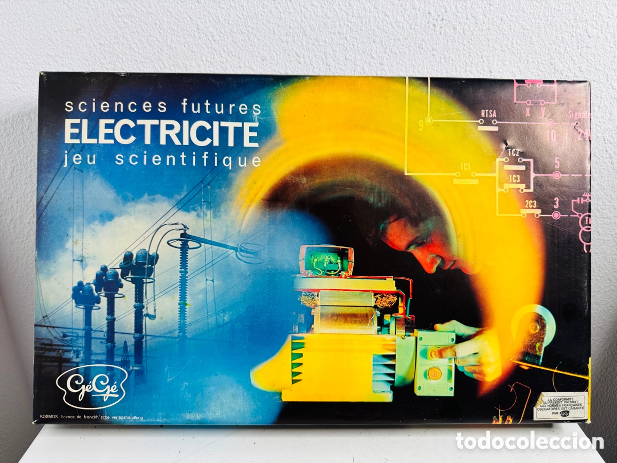 Juguetes antiguos y Juegos de colecci&oacute;n: Sciences Futures Electricit&eacute; Juego Electricidad 1970s