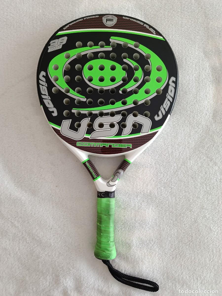 Juguetes antiguos y Juegos de colecci&oacute;n: PALA PADEL VISION COMMANDER USA 38 MM