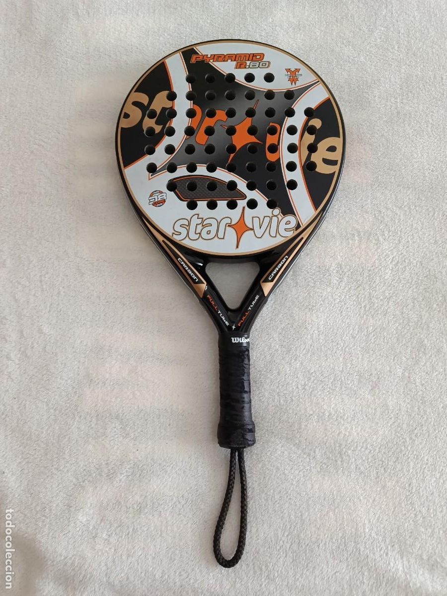 Juguetes antiguos y Juegos de colecci&oacute;n: PALA PADEL STAR VIR PYRAMID R.80 38 MM
