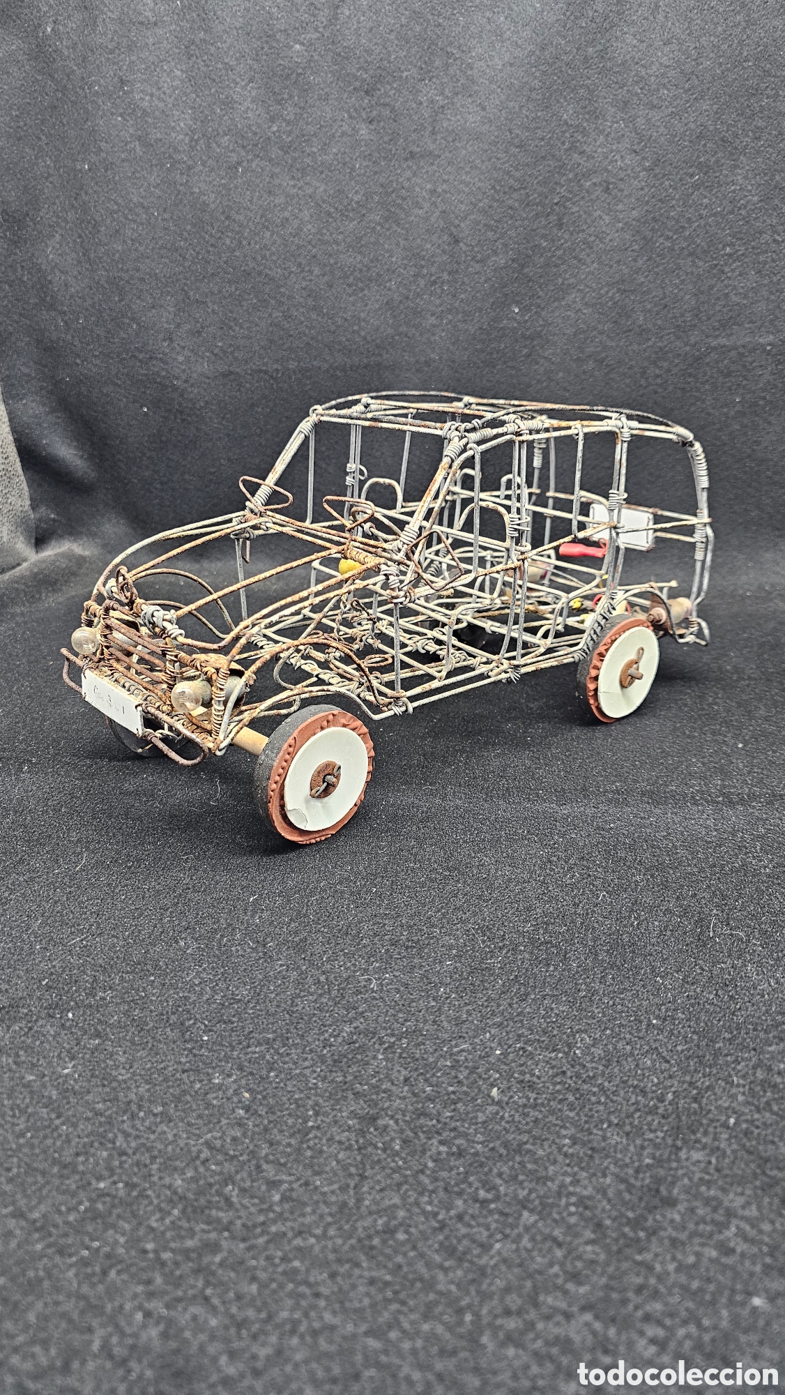 Altes Spielzeug und Spiele: Antiguo juguete de alambre