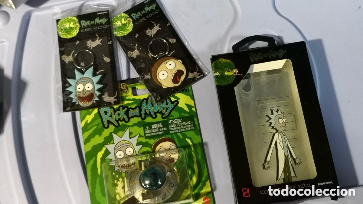 Jouets Anciens et Jeux de collection: Hot wheels ricky morty pack + llaveros + funda iPhone xr