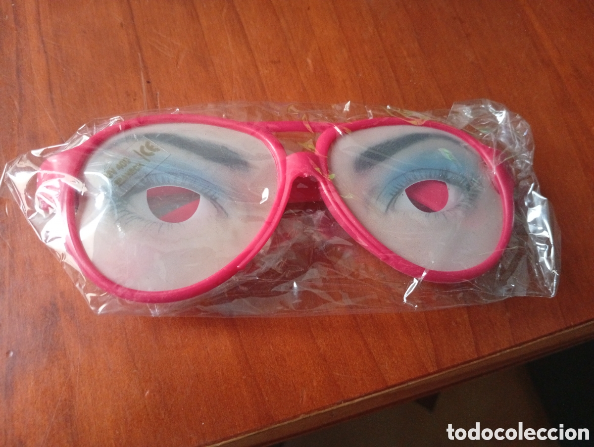 Juguetes antiguos y Juegos de colecci&oacute;n: GAFAS BROMA ARTICULO CARNAVAL OJOS GRACIOSAS GRACIOSO CARAS ROJO ROJAS