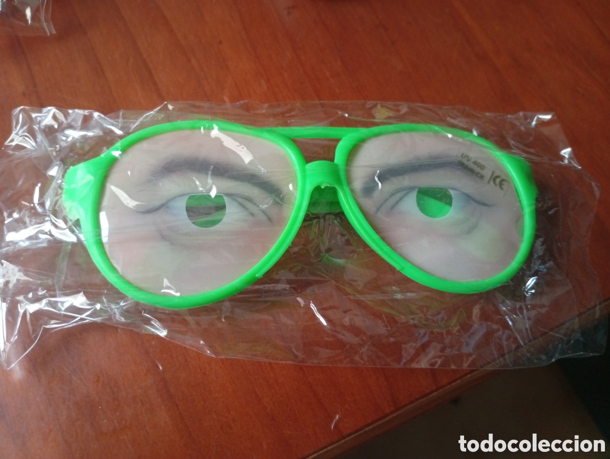 Juguetes antiguos y Juegos de colecci&oacute;n: GAFAS BROMA ARTICULO CARNAVAL OJOS GRACIOSAS GRACIOSO CARAS VERDE