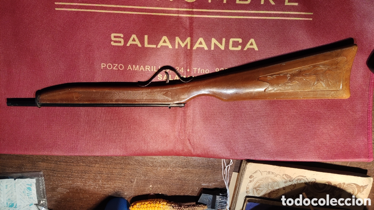 Juguetes antiguos y Juegos de colecci&oacute;n: Escopeta carabina juguete de ni&ntilde;o