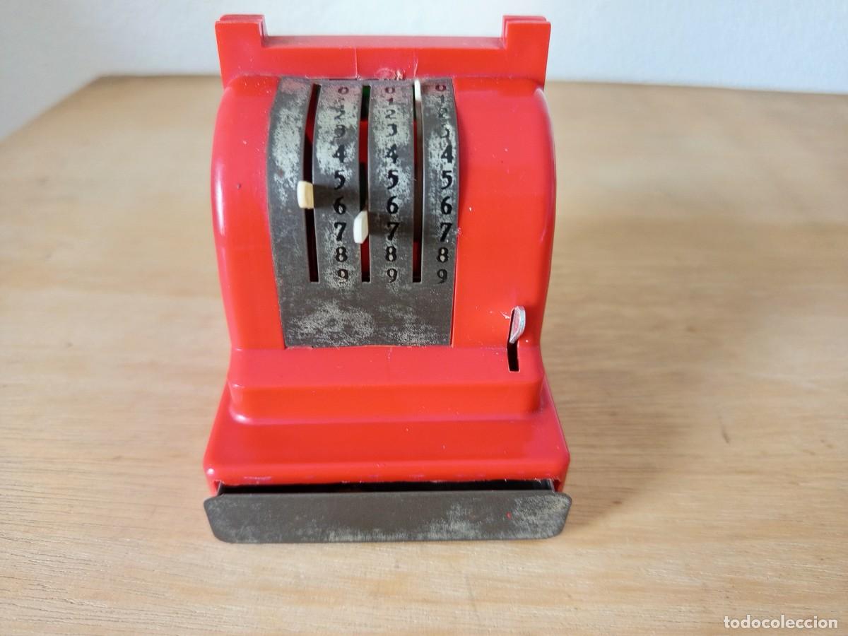 Juguetes antiguos y Juegos de colecci&oacute;n: Caja registradora Geobra vintage, juguete, Casa de mu&ntilde;ecas.W. Germany.