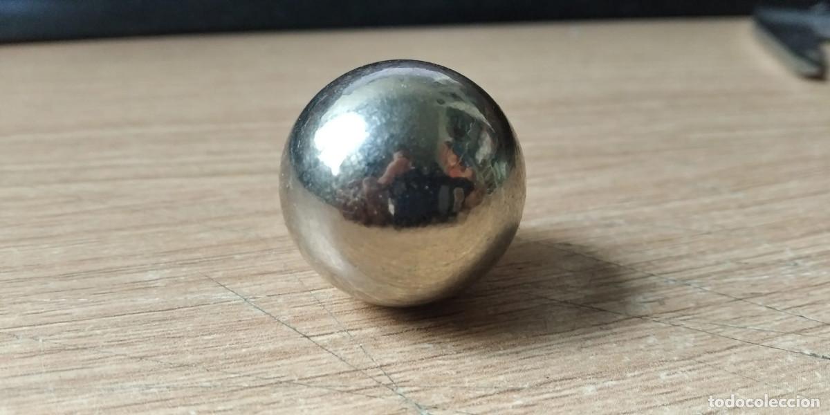 Juguetes antiguos y Juegos de colecci&oacute;n: Bola de repuesto para maquina de bolas, flipper, pinball, recreativas. Acero, 25mm di&aacute;metro, 66 Gr