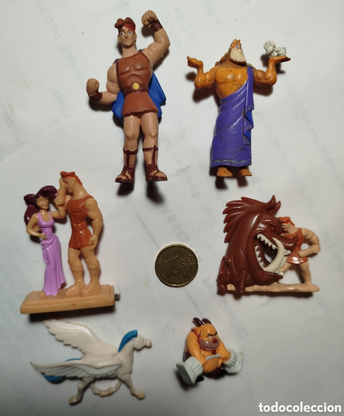 Juguetes antiguos y Juegos de colecci&oacute;n: Lote figuras H&eacute;rcules PVC