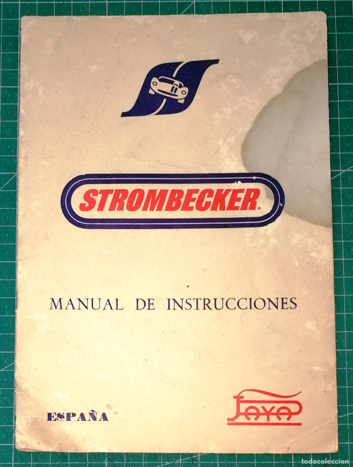 Juguetes antiguos y Juegos de colecci&oacute;n: MANUAL DE INSTRUCCIONES STROMBECKER. PAY&Aacute;. - A&ntilde;os 70