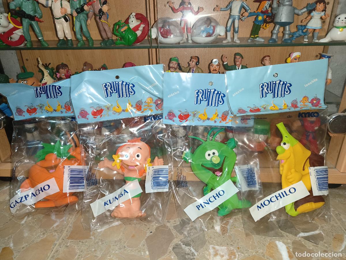 Juguetes antiguos y Juegos de colecci&oacute;n: Ocasion unica coleccionistas ! Coleccion completa figuras goma Latex vintage a&ntilde;os 80 90 Los Fruittis