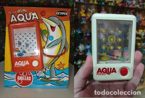 Juguetes antiguos y Juegos de colecci&oacute;n: Ocasion coleccionistas ! Lote de 2 juegos de Agua Geyper a&ntilde;os 80 Anillas y 3 en raya