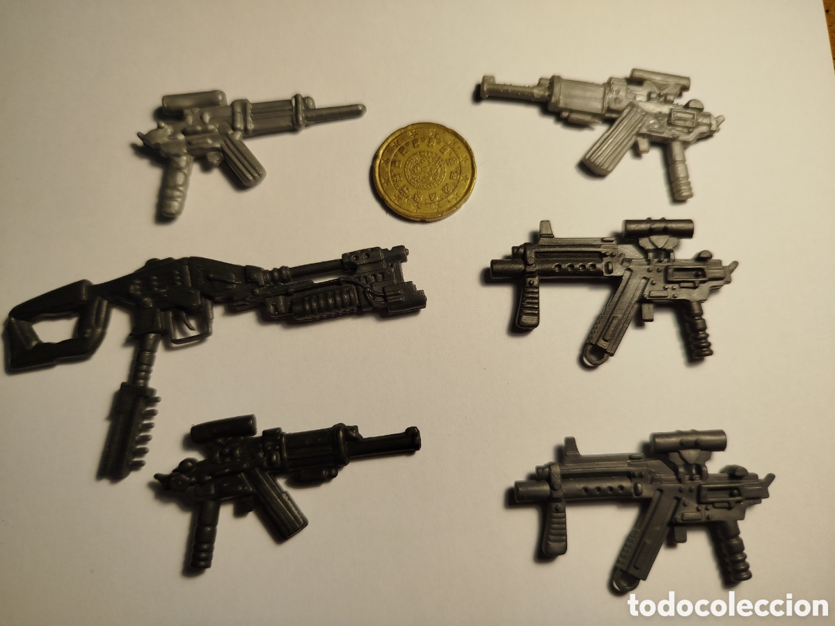 Juguetes antiguos y Juegos de colecci&oacute;n: Lote armas para figuras de acci&oacute;n