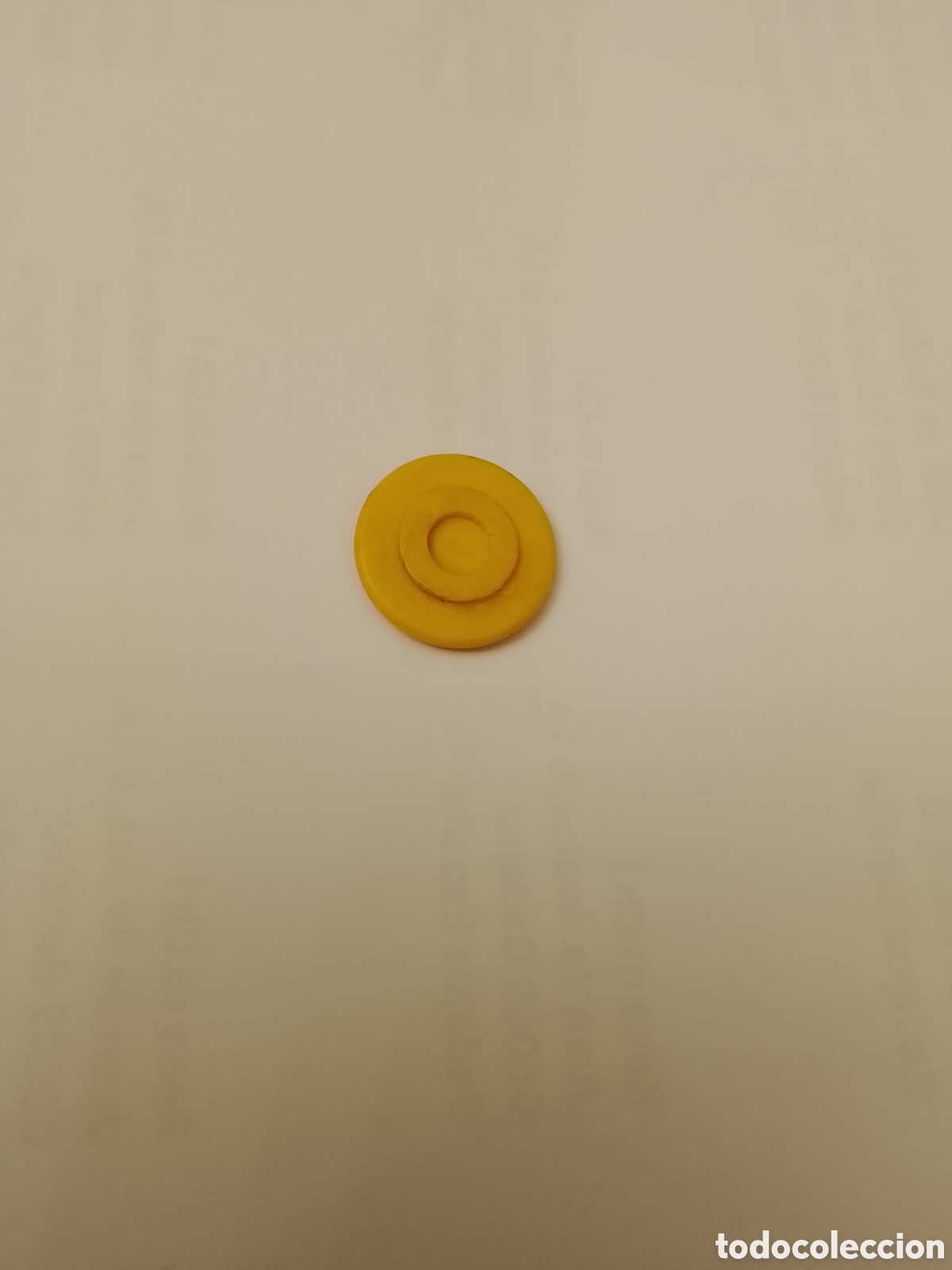 Juguetes antiguos y Juegos de colecci&oacute;n: Antigua ficha de los coches de choque .Es de los a&ntilde;os 60