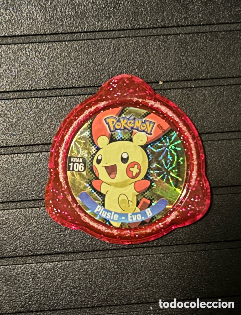 Juguetes antiguos y Juegos de colecci&oacute;n: Tazo Pokemon KRAK 2005 Plusle 106