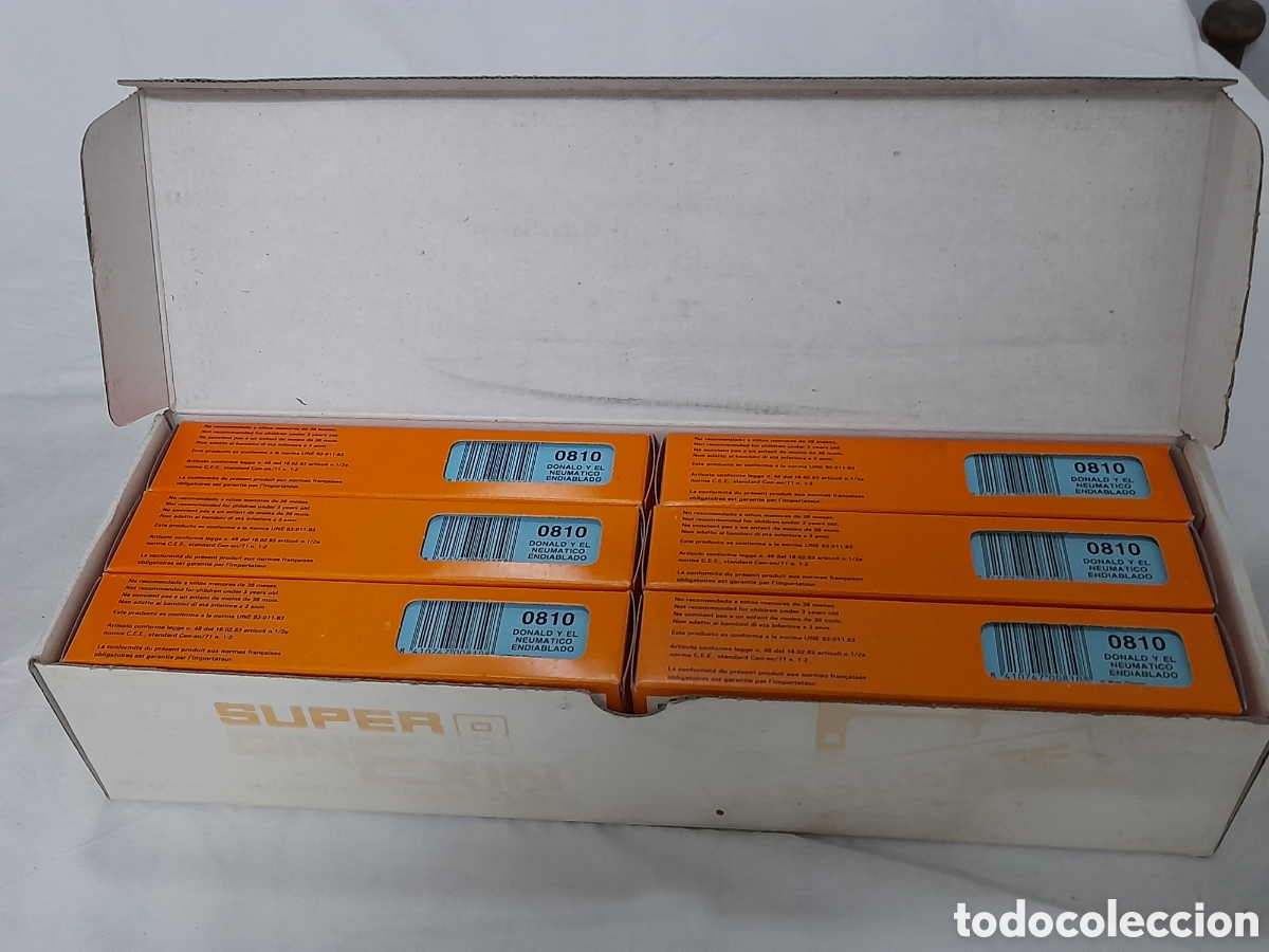 Juguetes antiguos y Juegos de colecci&oacute;n: ANTIGUA CAJA ORIGINAL CON 6 PELICULAS CINEXIN. SUPER 8.