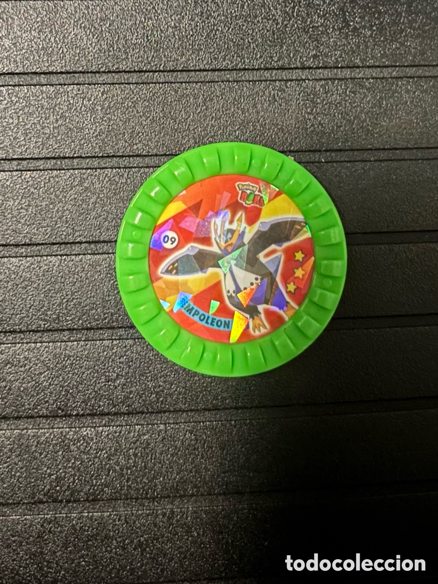 Juguetes antiguos y Juegos de colecci&oacute;n: Tazo ROKS POKEMON 09 empoleon