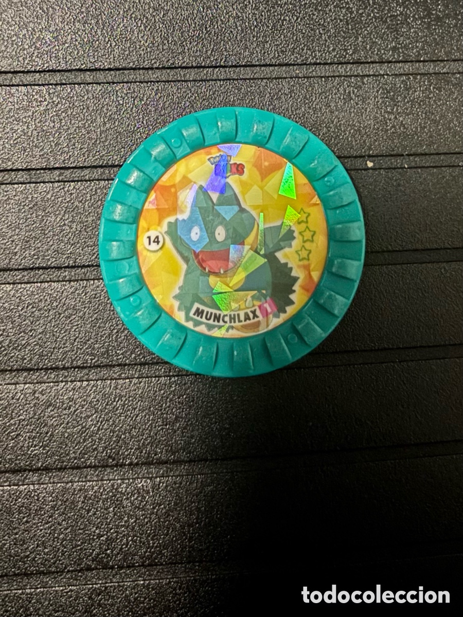 Juguetes antiguos y Juegos de colecci&oacute;n: Tazo ROKS POKEMON 14 munchlax