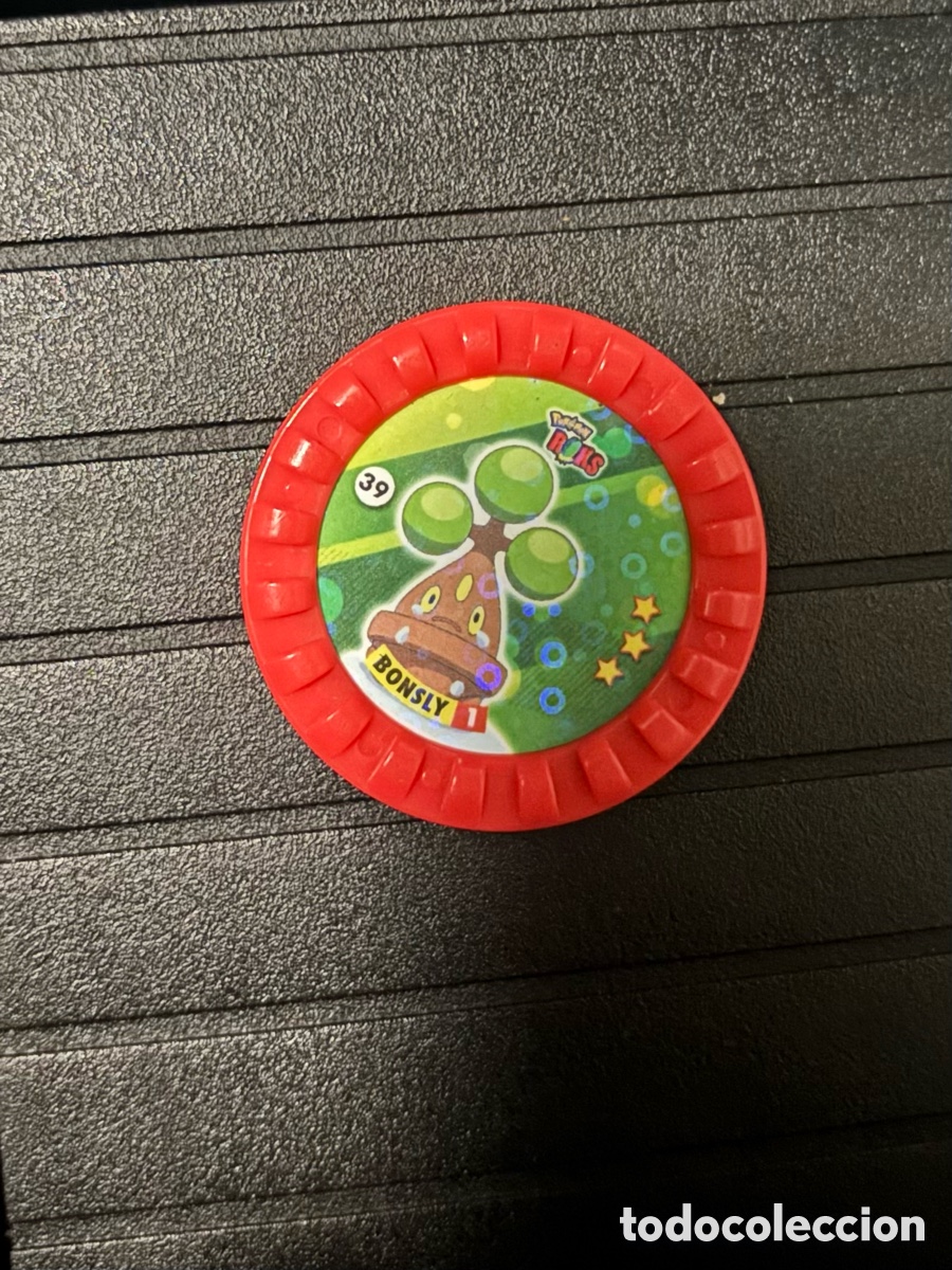 Juguetes antiguos y Juegos de colecci&oacute;n: Tazo ROKS POKEMON 39 bonsly
