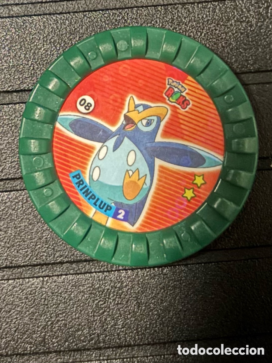 Juguetes antiguos y Juegos de colecci&oacute;n: Tazo ROKS POKEMON 08 prinplup