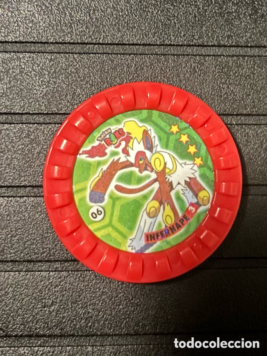 Juguetes antiguos y Juegos de colecci&oacute;n: Tazo ROKS POKEMON 06 infernape