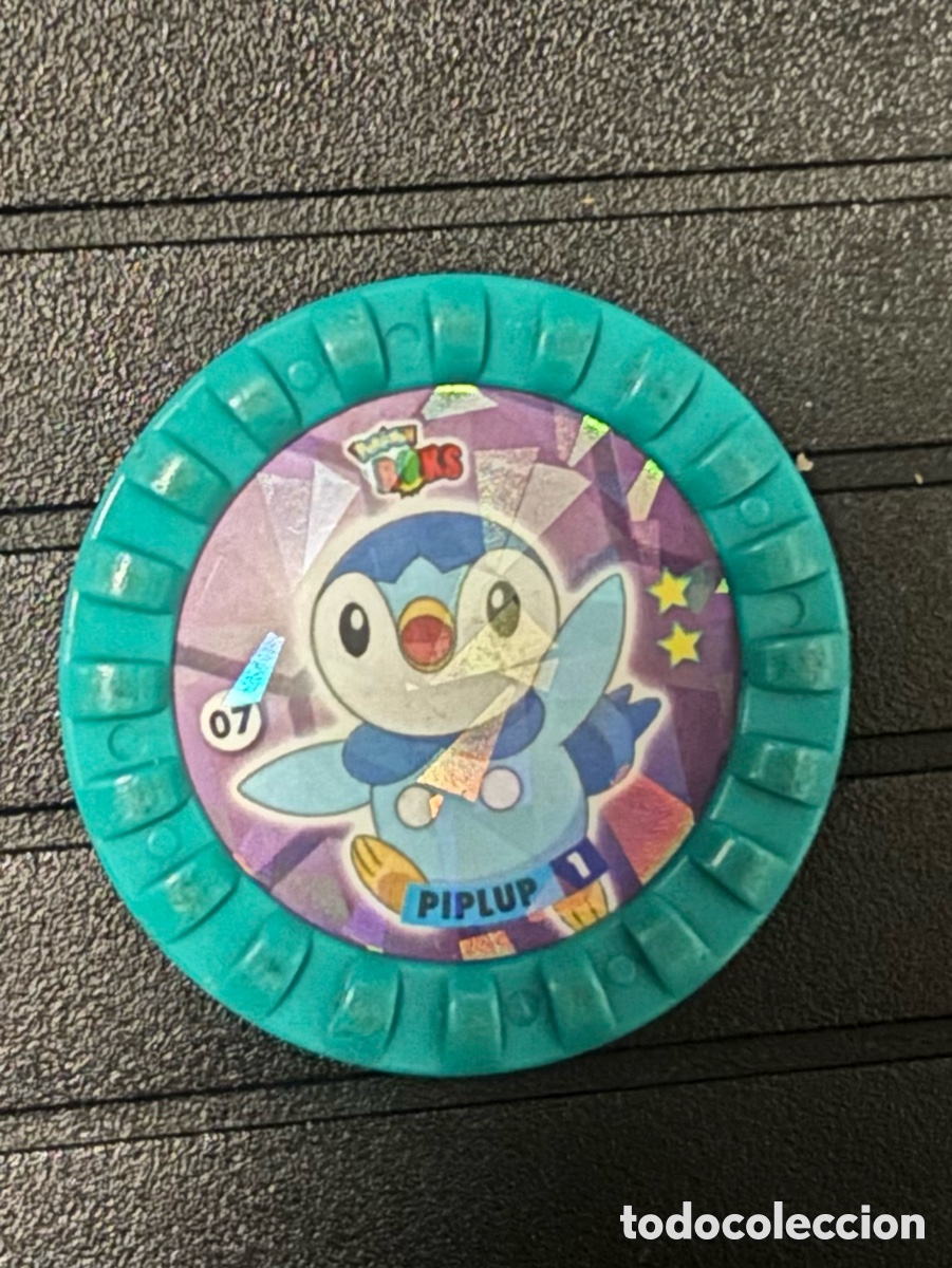 Juguetes antiguos y Juegos de colecci&oacute;n: Tazo ROKS POKEMON 07 piplup