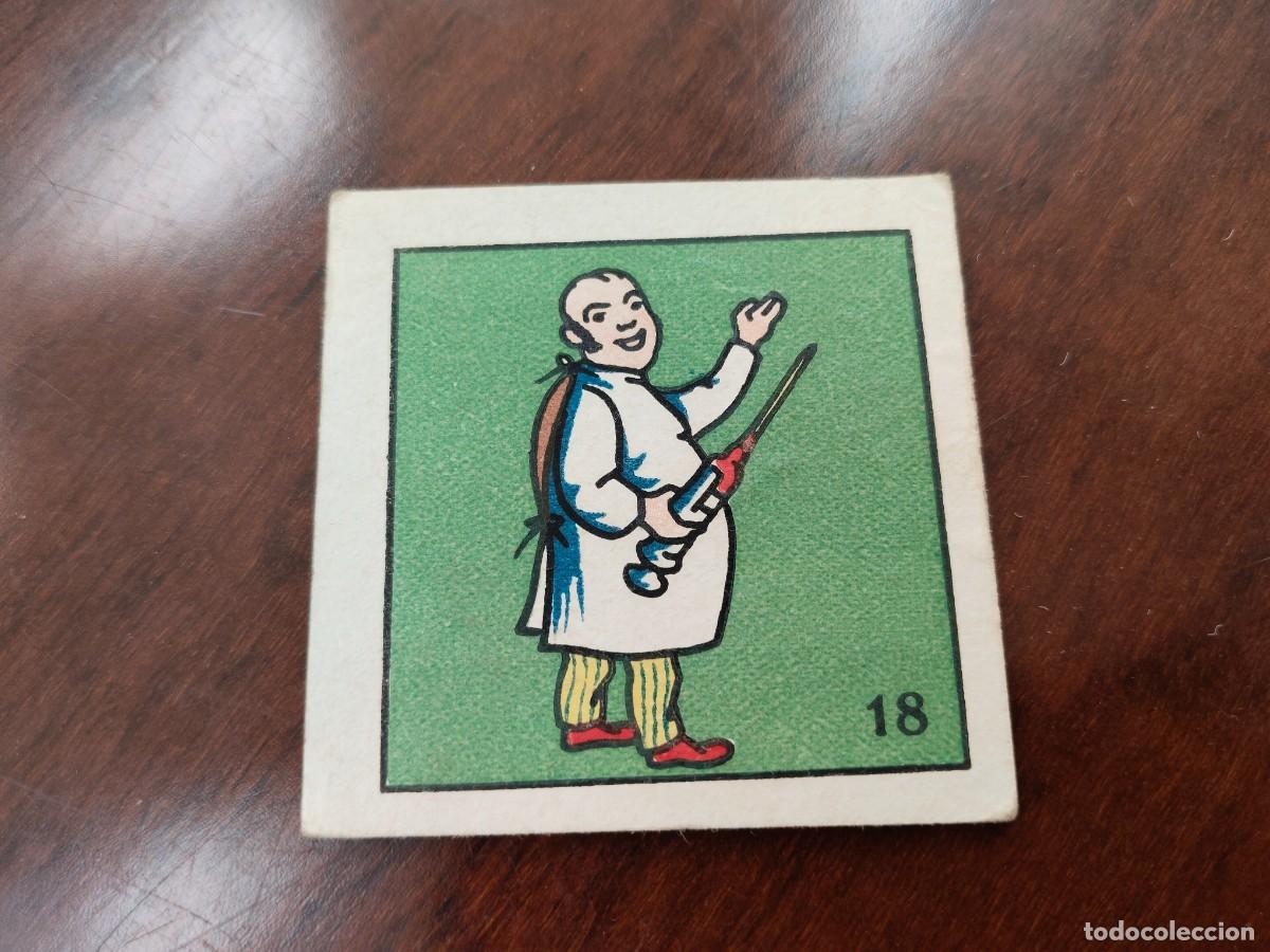 Juguetes antiguos y Juegos de colecci&oacute;n: Antiguo cart&oacute;n de juego. Practicante, enfermero, m&eacute;dico.