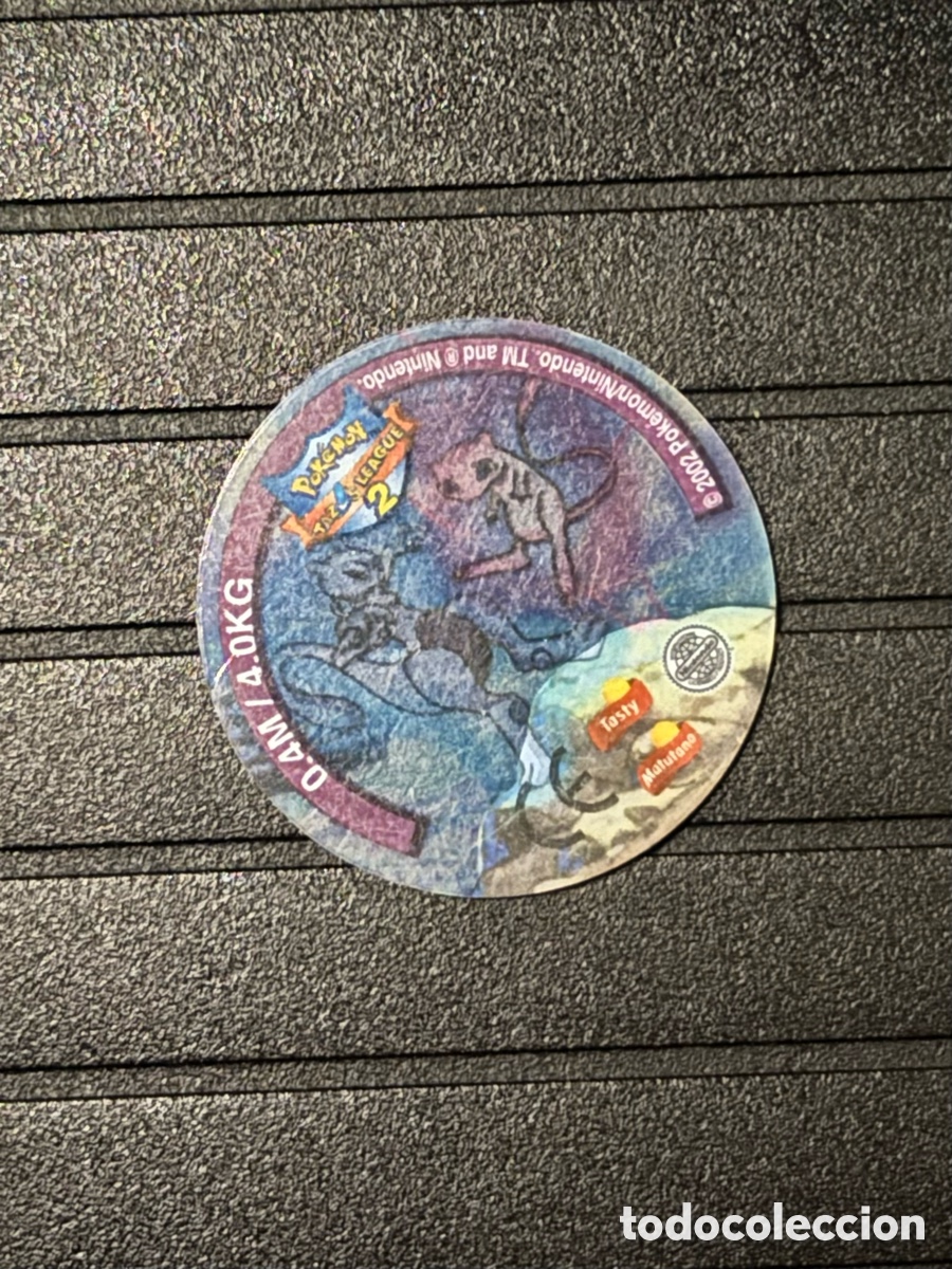 Juguetes antiguos y Juegos de colecci&oacute;n: Tazos league 2 mewtwo vs mew Pok&eacute;mon