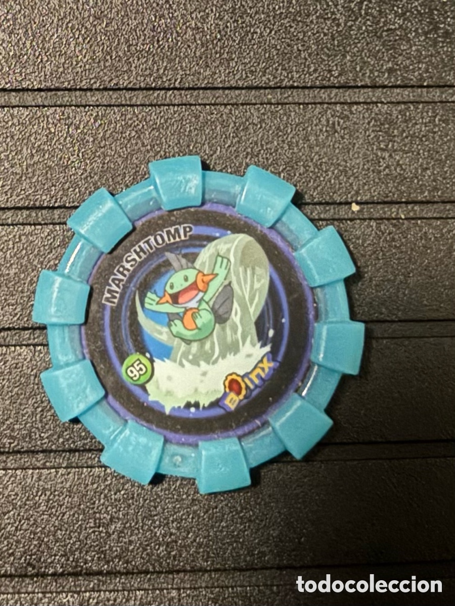 Juguetes antiguos y Juegos de colecci&oacute;n: Tazo boinx pokemon 95 marshtomp