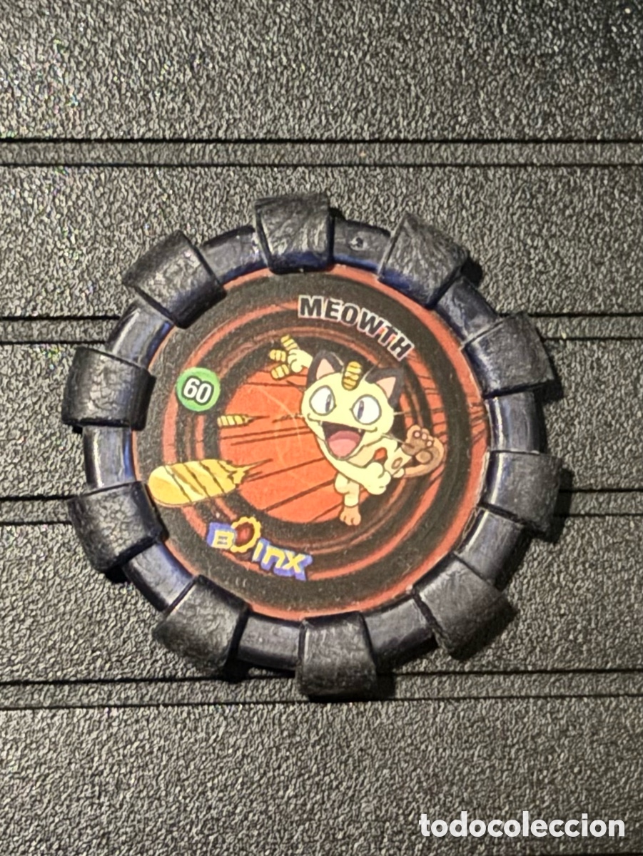 Juguetes antiguos y Juegos de colecci&oacute;n: Tazo boinx pokemon 60 meowth